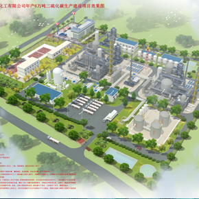 鹤壁昌业化工有限公司二硫化碳生产建设项目效果图